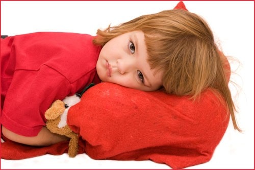 Symptoms of this disease in children include