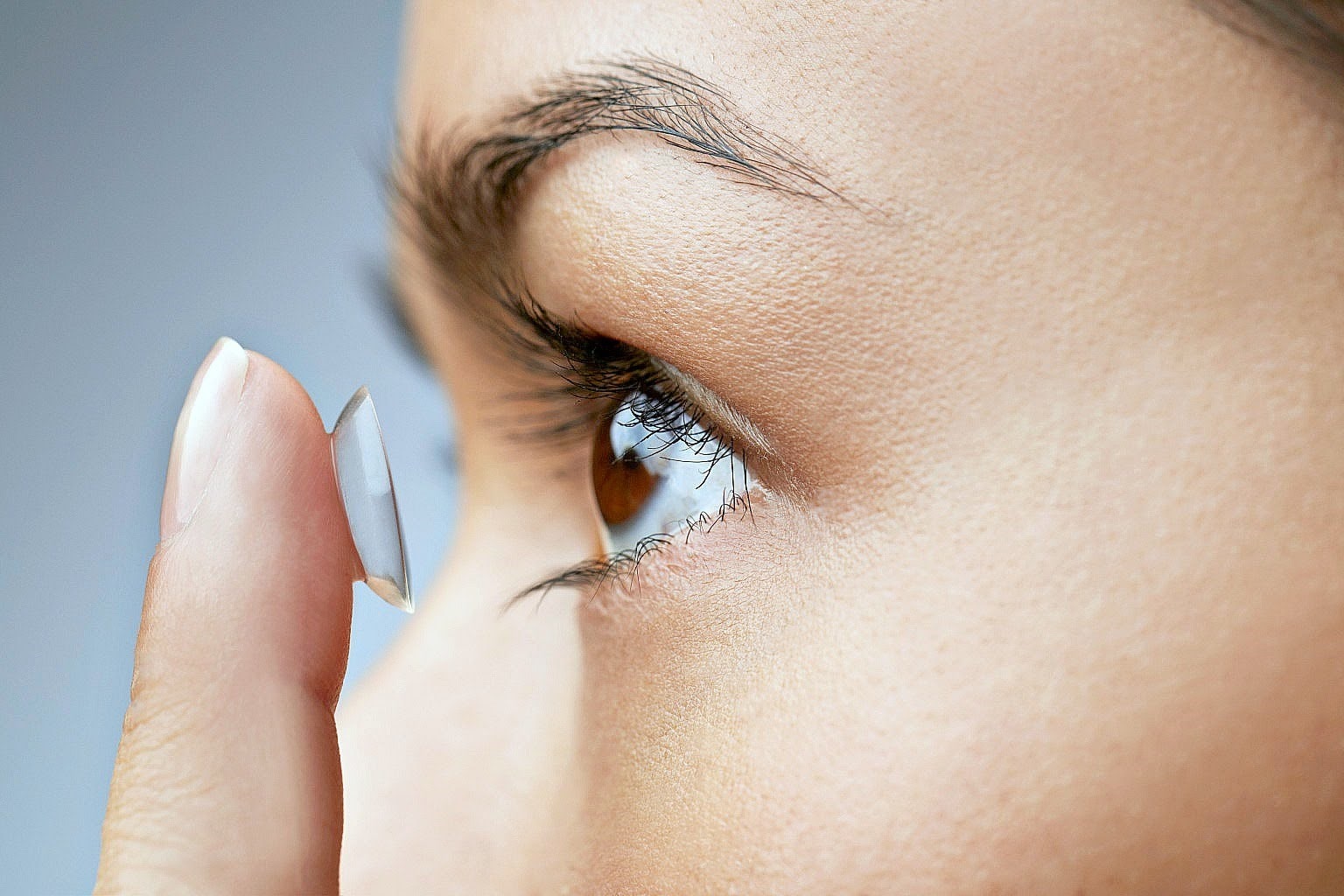 Various types of contact lenses