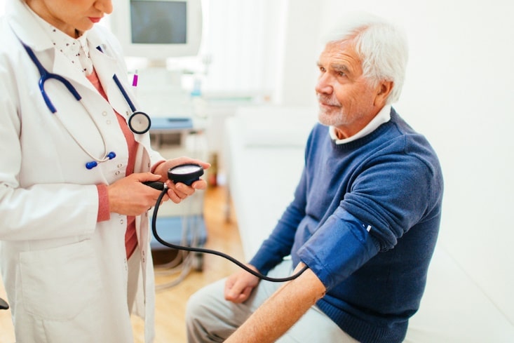 When do I go to a doctor for high blood pressure?
